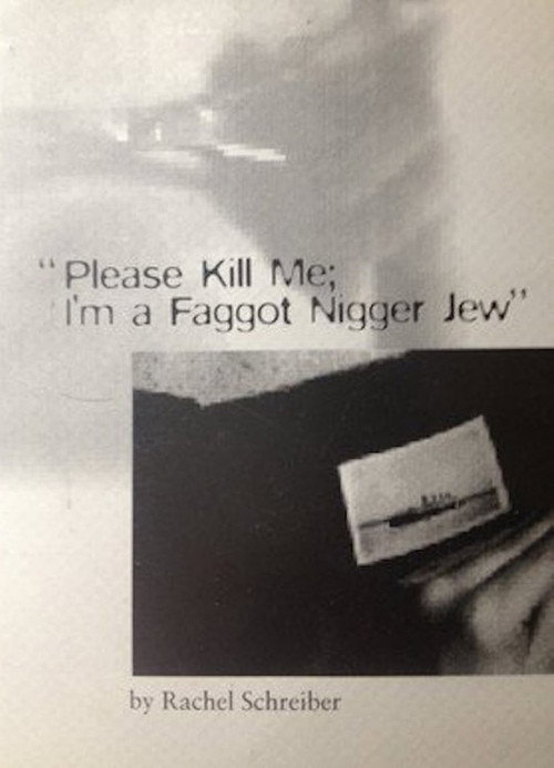 Please Kill Me, I'm a Faggot Nigger Jew poster