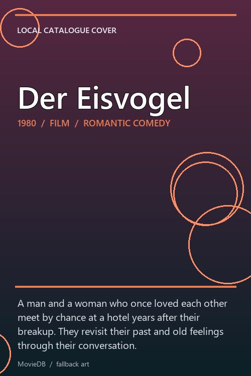 Der Eisvogel poster