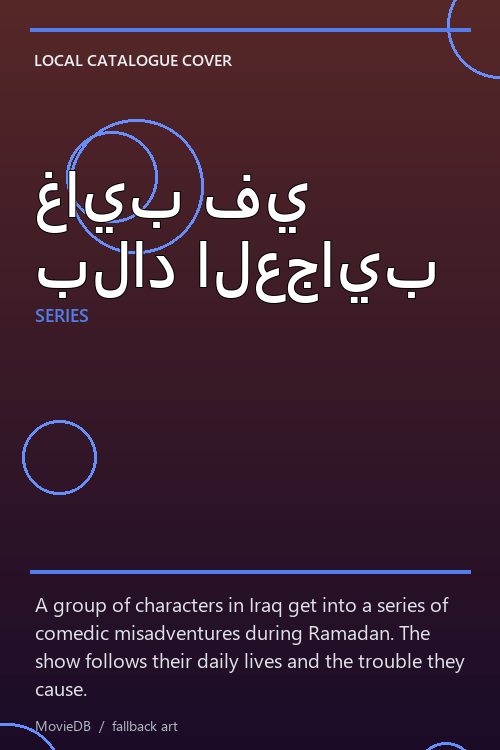 غايب في بلاد العجايب poster