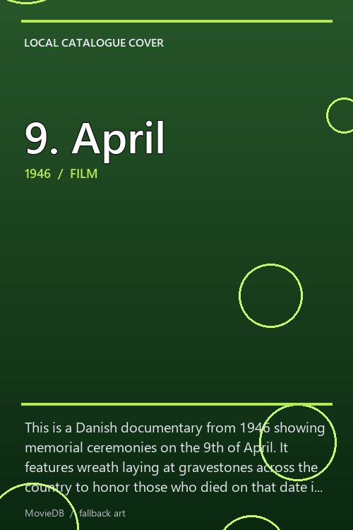 9. April poster