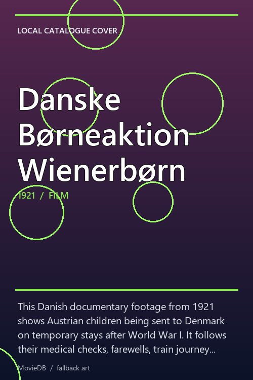 Danske Børneaktion Wienerbørn poster