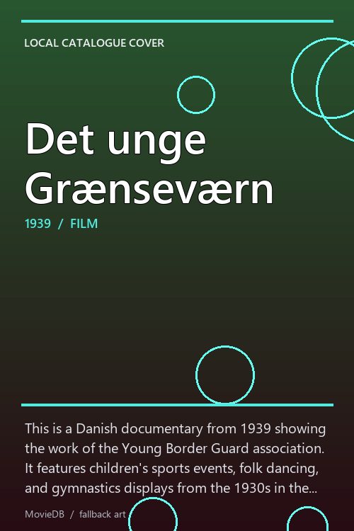Det unge Grænseværn poster