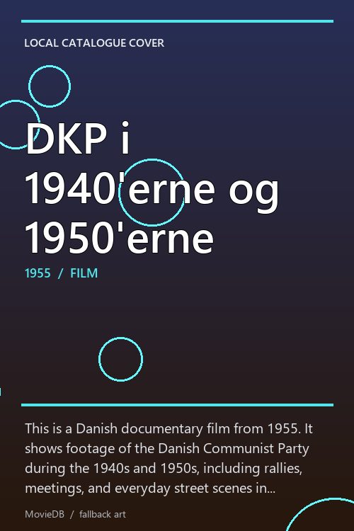 DKP i 1940'erne og 1950'erne poster