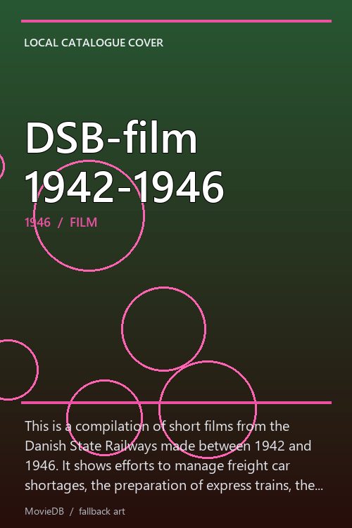 DSB-film 1942-1946 poster