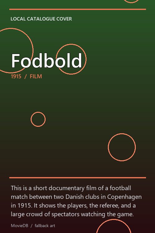 Fodbold poster