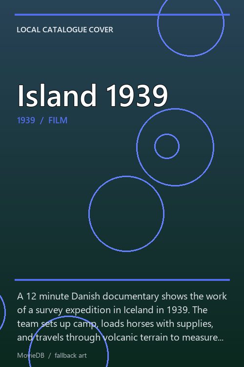 Island 1939 poster