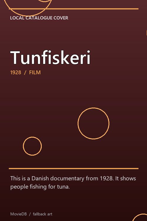 Tunfiskeri poster