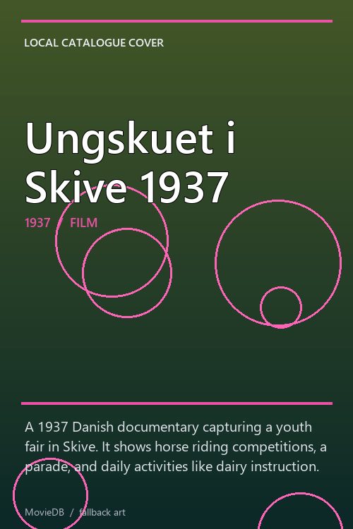 Ungskuet i Skive 1937 poster