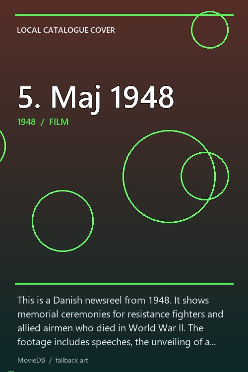 5. Maj 1948 poster