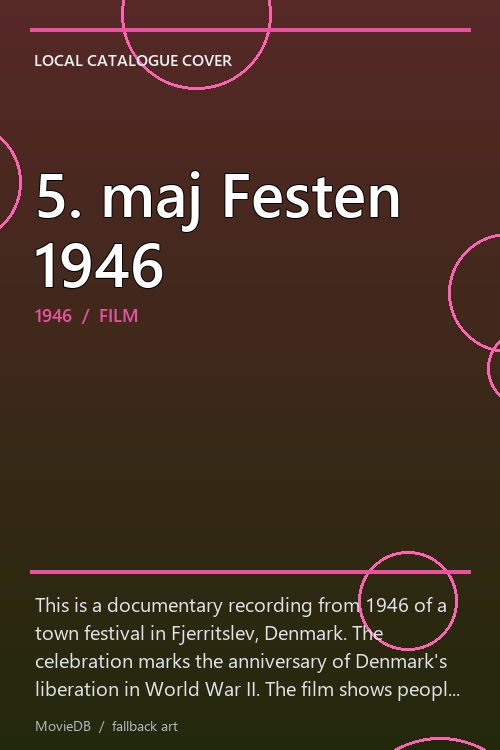 5. maj Festen 1946 poster