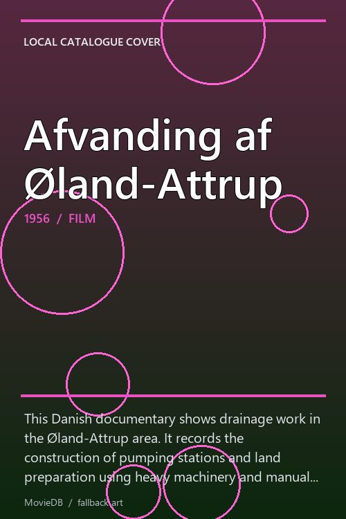 Afvanding af Øland-Attrup poster