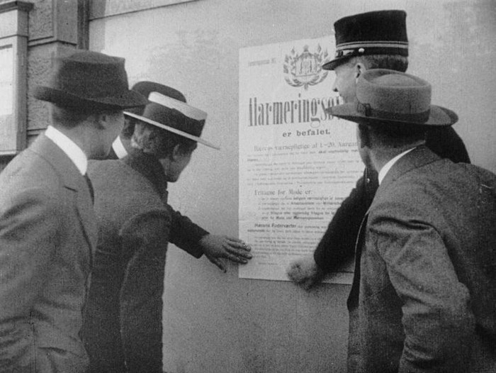 Alarmeringsøvelserne poster