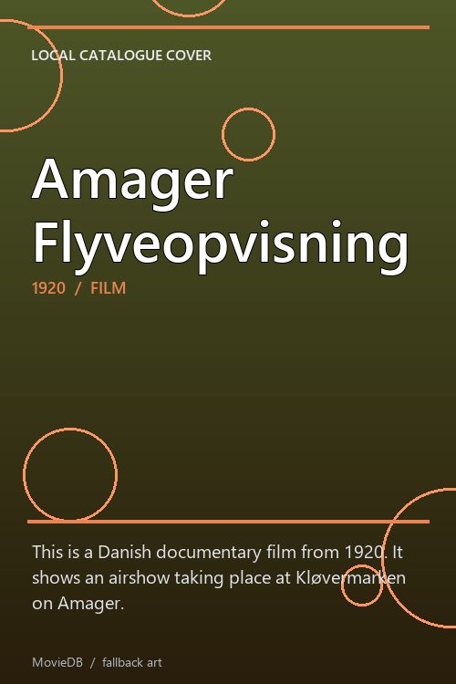 Amager Flyveopvisning poster