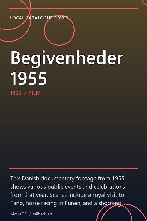 Begivenheder 1955 poster