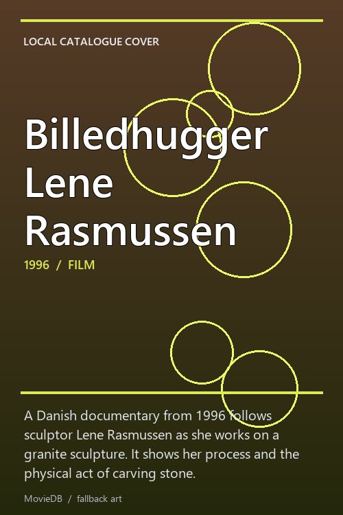 Billedhugger Lene Rasmussen poster