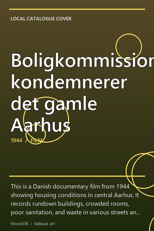 Boligkommissionen kondemnerer det gamle Aarhus poster