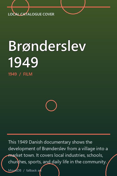 Brønderslev 1949 poster