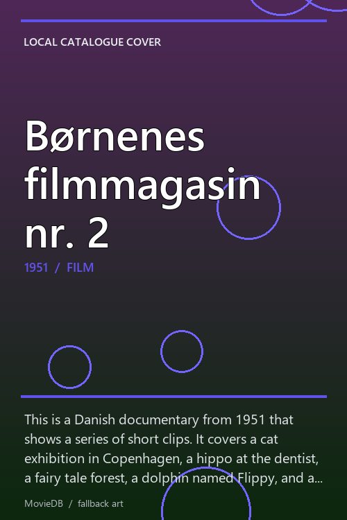 Børnenes filmmagasin nr. 2 poster