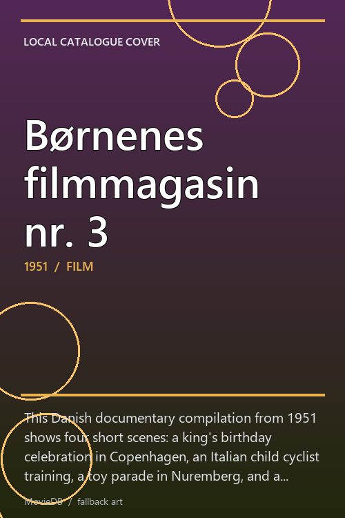 Børnenes filmmagasin nr. 3 poster