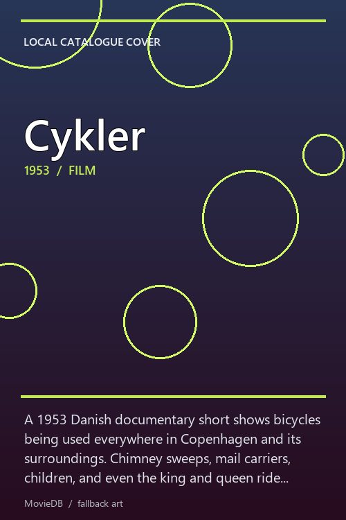 Cykler poster