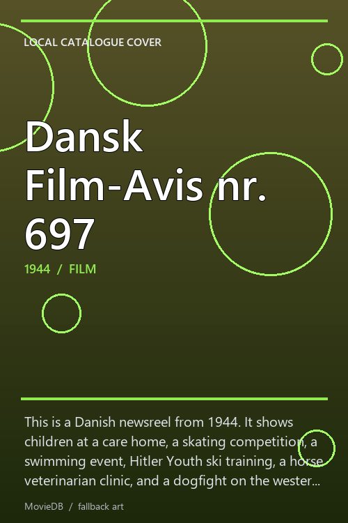 Dansk Film-Avis nr. 697 poster