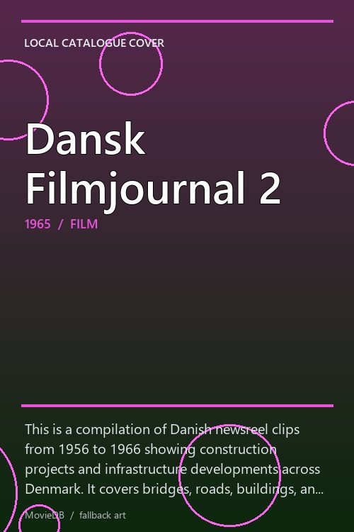 Dansk Filmjournal 2 poster