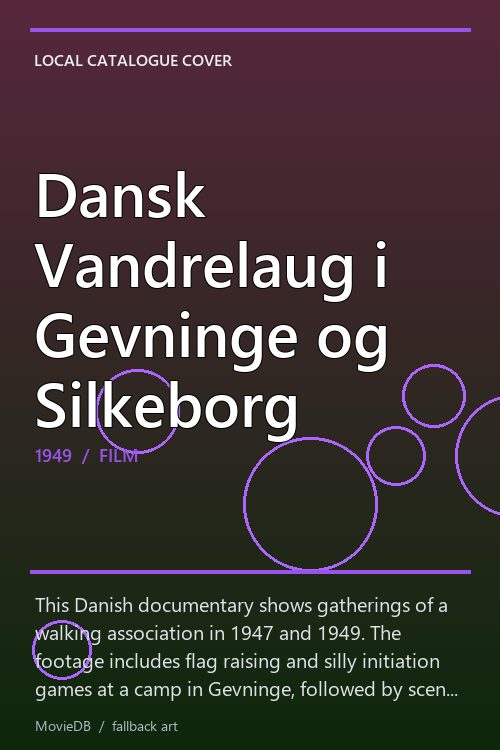 Dansk Vandrelaug i Gevninge og Silkeborg poster