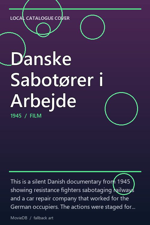 Danske Sabotører i Arbejde poster