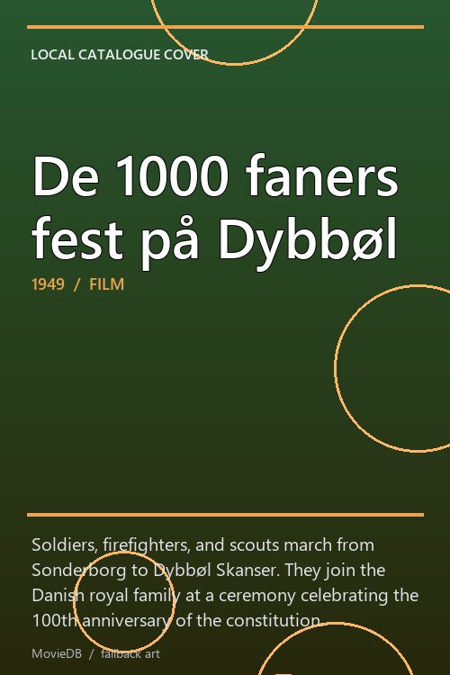 De 1000 faners fest på Dybbøl poster