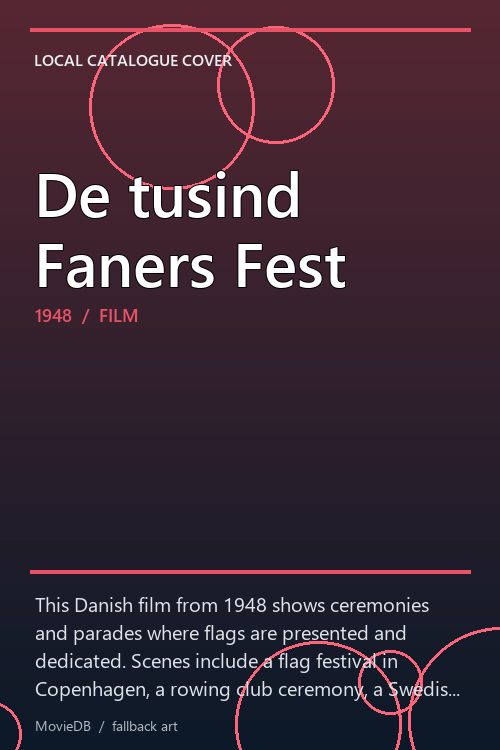 De tusind Faners Fest poster