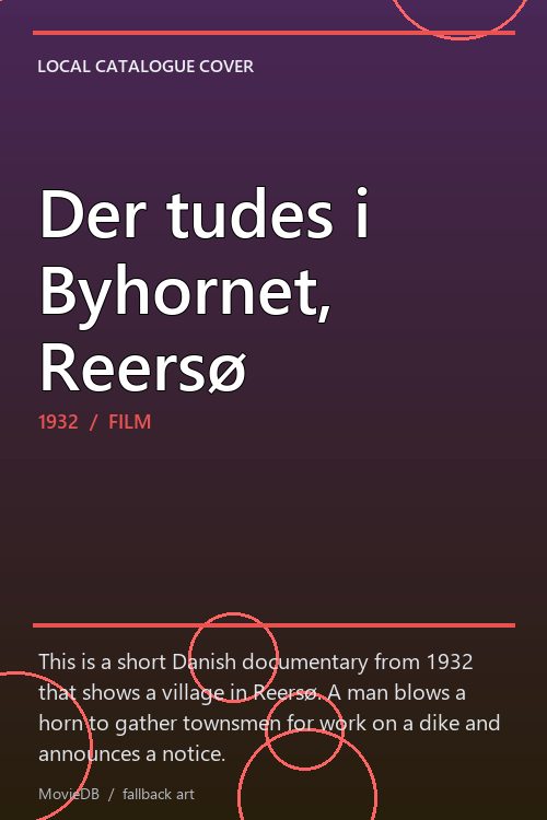 Der tudes i Byhornet, Reersø poster