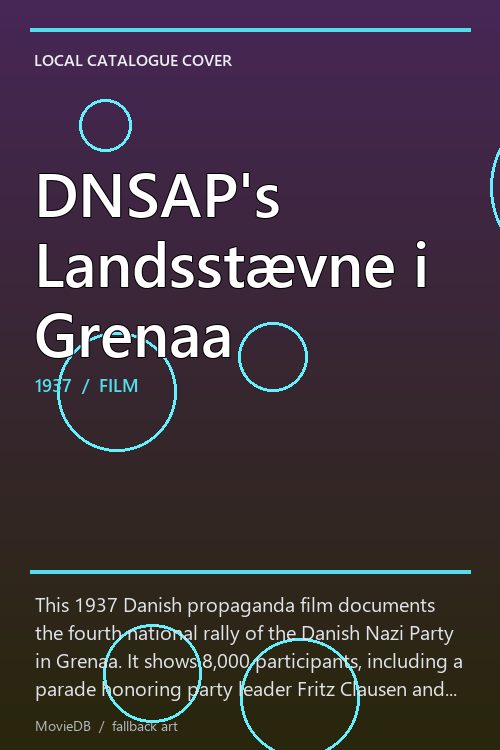 DNSAP's Landsstævne i Grenaa poster