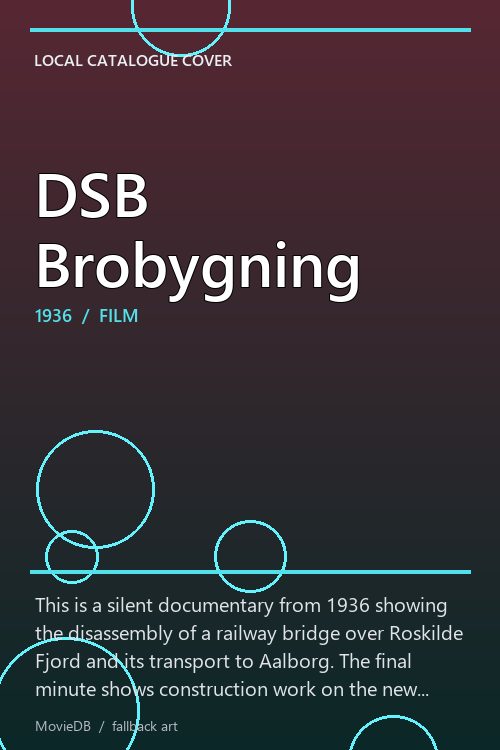DSB Brobygning poster