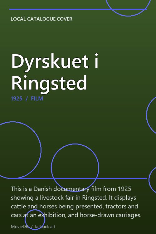 Dyrskuet i Ringsted poster