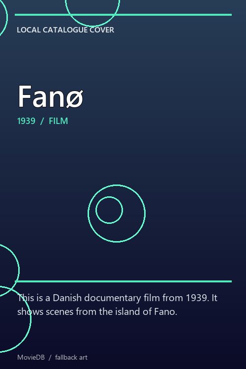 Fanø poster