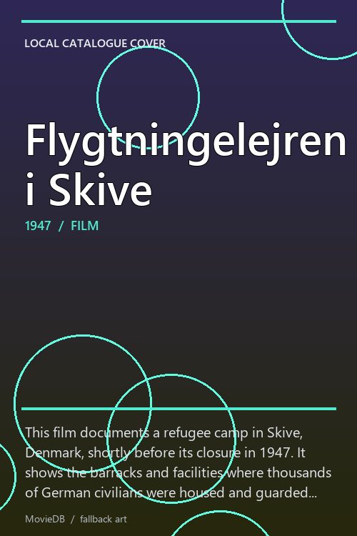 Flygtningelejren i Skive poster