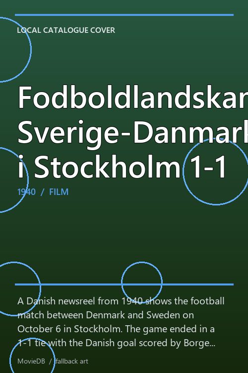 Fodboldlandskampen Sverige-Danmark i Stockholm 1-1 poster