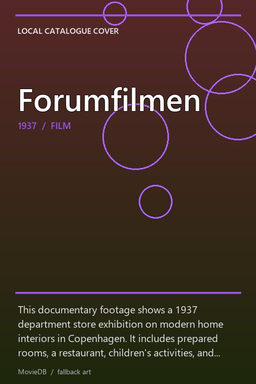 Forumfilmen poster