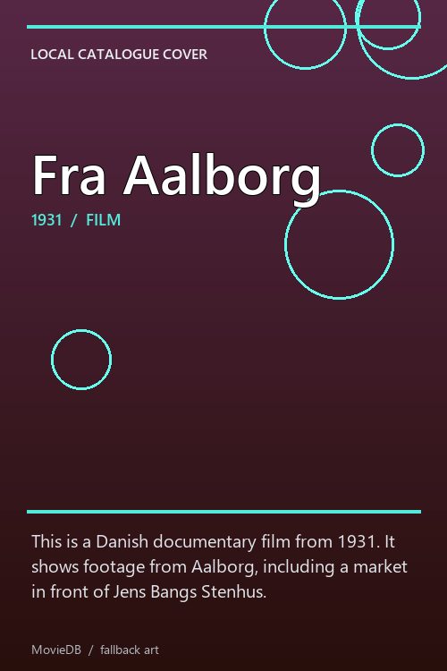 Fra Aalborg poster