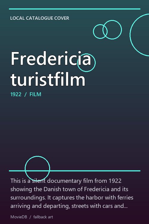 Fredericia turistfilm poster