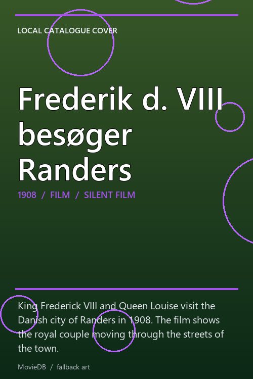 Frederik d. VIII besøger Randers poster