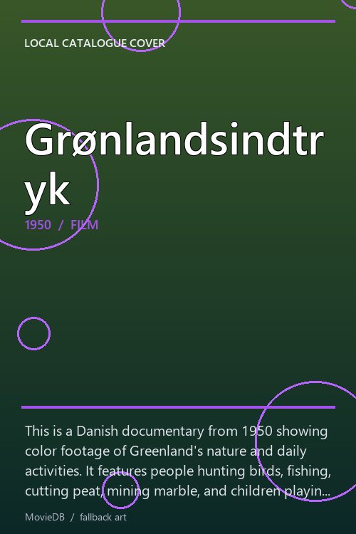 Grønlandsindtryk poster
