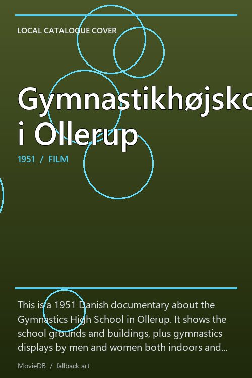 Gymnastikhøjskolen i Ollerup poster