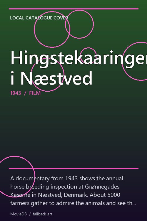 Hingstekaaringen i Næstved poster