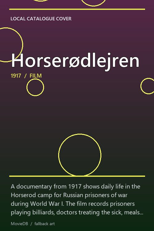 Horserødlejren poster