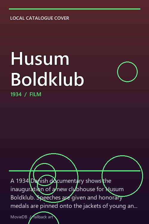 Husum Boldklub poster