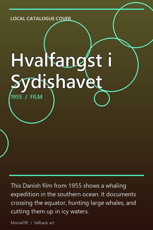 Hvalfangst i Sydishavet poster