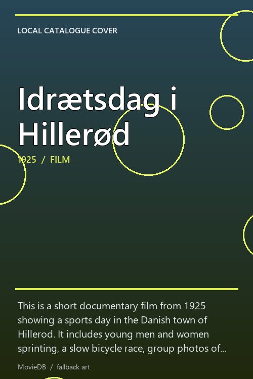 Idrætsdag i Hillerød poster