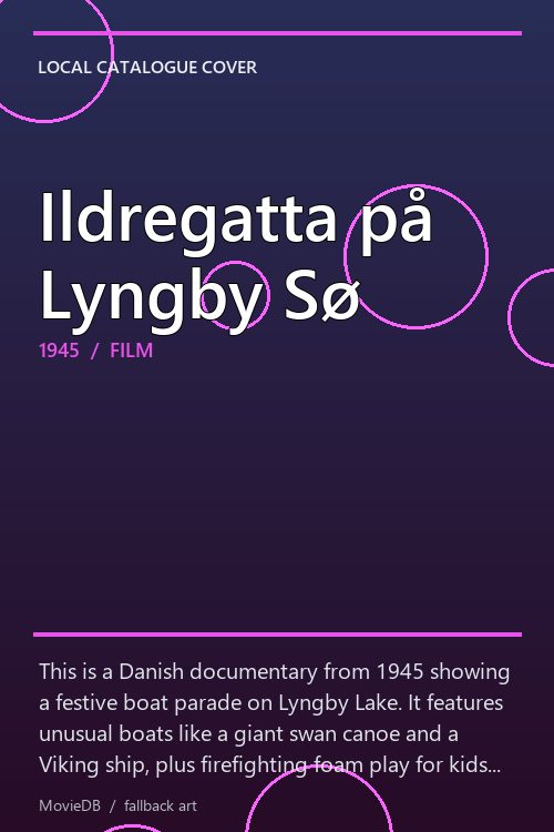 Ildregatta på Lyngby Sø poster