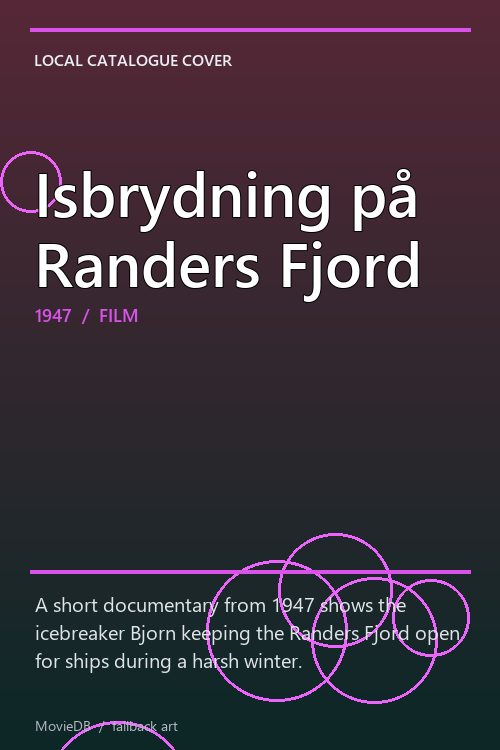 Isbrydning på Randers Fjord poster